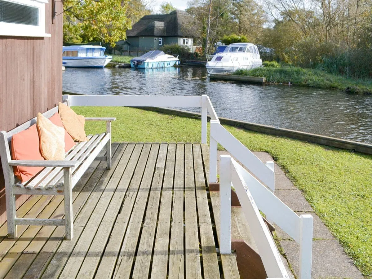 Riverside deck view